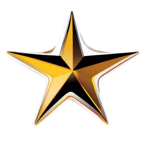 Golden Star Vector Graphic Png Ycn PNG Image