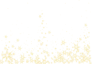 Golden Starson Black Background PNG Image