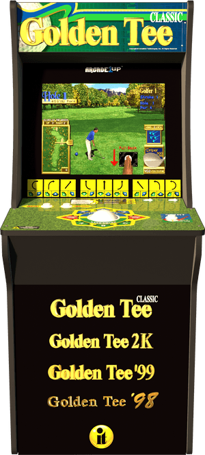 Golden Tee Arcade 1up, HD Png Download PNG with transparent background
