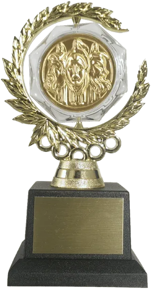 Golden Theater Mask Trophy Award.png PNG Image