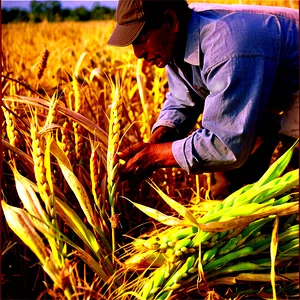 Golden Trigo Harvest Png 06122024 PNG Image