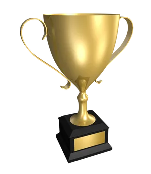 Golden Trophy Award.png PNG Image