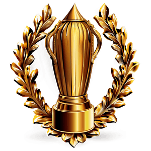 Golden Trophy Award PNG uqw49 PNG