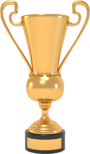 Champion Gold Cup Png Photo - No 1 Champion Cup, Transparent Png PNG image with transparent background