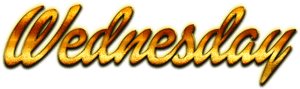 Wednesday Golden Letters Name Png - Tan, Transparent Png PNG image with transparent background