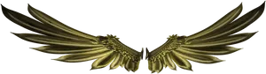 Golden Wings Logo PNG Image