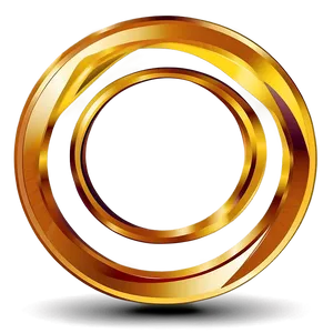 Golden Yellow Circle Image Png Hou86 PNG Image