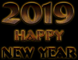 2019 Happy New Year Png Pic - Graphic Design, Transparent Png PNG image with transparent background