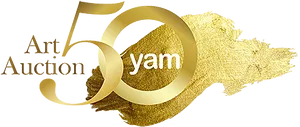 Golden50th Art Auction Anniversary PNG Image