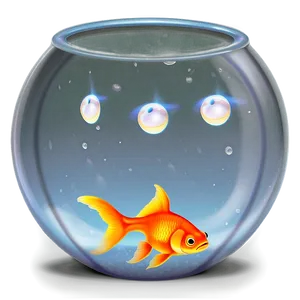 Goldfish In Fishbowl Png 39 PNG Image