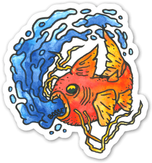 Goldfish Sticker, HD Png Download PNG image with transparent background