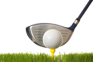 Golf Ballon Tee Abouttobe Struck PNG Image