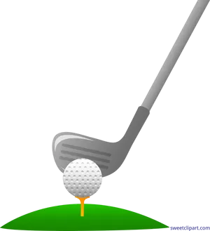 Golf Cluband Ball Readyfor Drive PNG Image