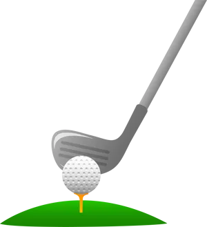 Golf Cluband Ball Readyfor Drive PNG Image