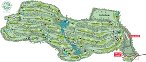 Golf Course Layout Thailand PNG Image