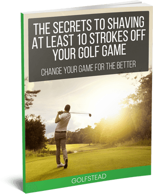 Golf Improvement Ebook Cover PNG image with transparent background