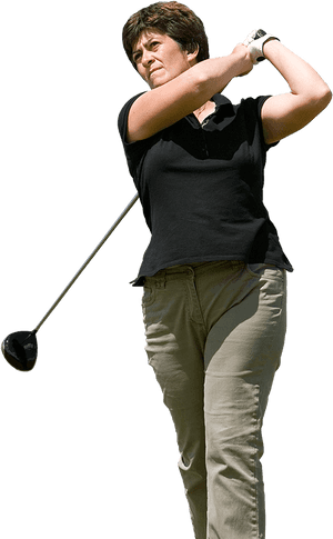 Golfer Mid Swing Transparent Background.png PNG image with transparent background