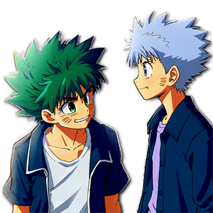 Gon and Killua Best Friends PNG 06202024 PNG image with transparent background
