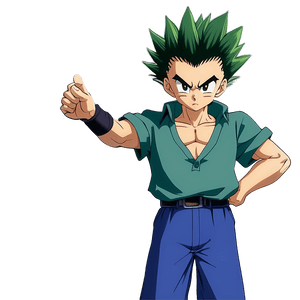 Gon Freecss Full Body PNG jwj69 PNG image with transparent background