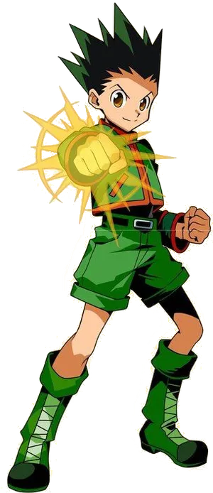 Gon Freecss Hunterx Hunter Character PNG Image