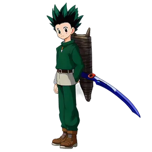 Gon Freecss With Hunter License Png Chf PNG Image