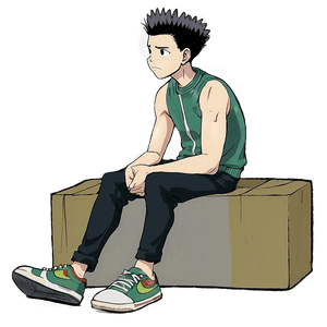 Gon Sitting Peacefully PNG 82 PNG image with transparent background