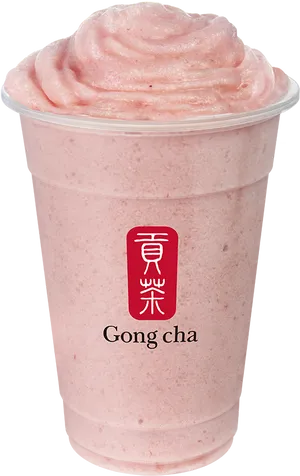 Gong Cha Pink Smoothie PNG Image