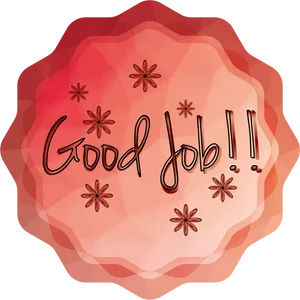 Good Job Appreciation Graphic PNG Image