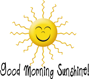 Clip Art Good Morning Sunshine, HD Png Download PNG image with transparent background