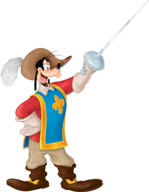 Goofy Hat Png - Mickey Donald Dingo Les Trois Mousquetaires Dessin, Transparent Png PNG image with transparent background