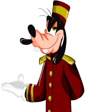 Goofyin Bellhop Uniform PNG Image