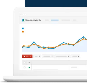 Google Ads Performance Dashboard PNG Image