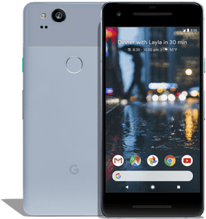 Google Pixel Smartphone Design PNG image with transparent background