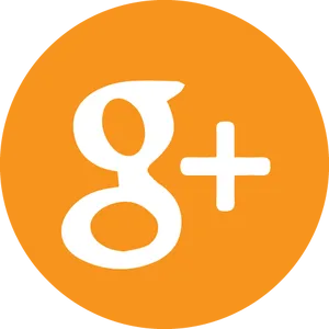 Google Plus_ Logo_ Orange_ Background PNG Image