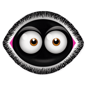 Googly Eyes Cartoon PNG wrn PNG