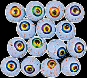 Chocolate Double Crisp Googly Eyes - Chocolate PNG