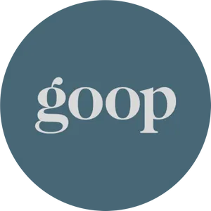 Goop Logoon Blue Circle PNG Image