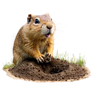 Gopher Digging Hole Png Ckq99 PNG Image