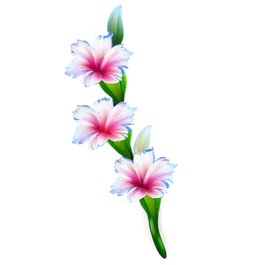 Gorgeous Flower Art Png Kre PNG Image