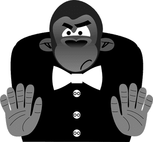 Gorilla, Animal, Face, Ape, Mammal, Talking - Gorilla Clip Art, HD Png Download PNG image with transparent background