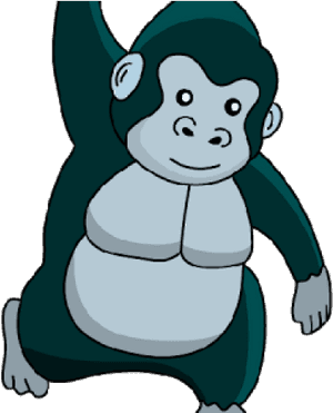 Gorilla Clipart Cool - Gorilla Clipart, HD Png Download PNG image with transparent background