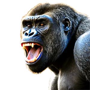 Gorilla In Rage Png Rkt57 PNG Image