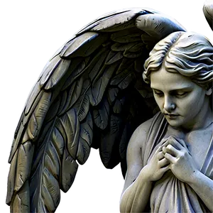 Gothic Angel Sculpture Png Utg99 PNG Image