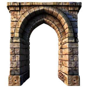 Gothic Arch Door Png 06292024 PNG Image