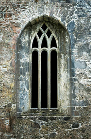 Gothic Architecture Window PNG image with transparent background