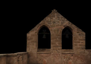 Gothic Bell Tower Windows PNG image with transparent background