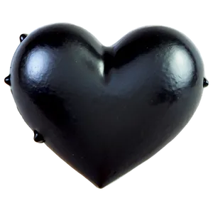 Gothic Black Heart Png Fvc56 PNG Image