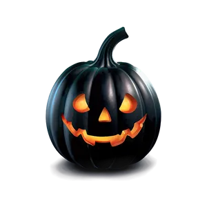 Gothic Black Pumpkin Png 06282024 PNG Image