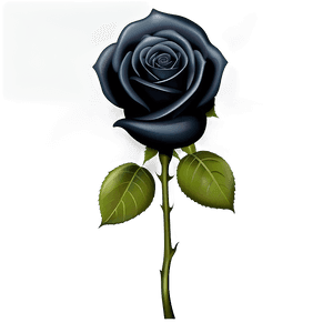 Gothic Black Roses PNG 32 PNG