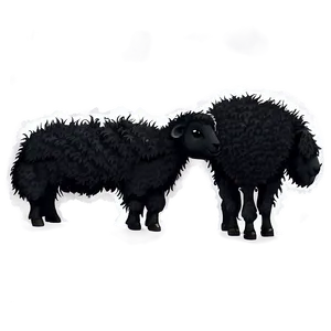 Gothic Black Sheep Png Ctc PNG Image